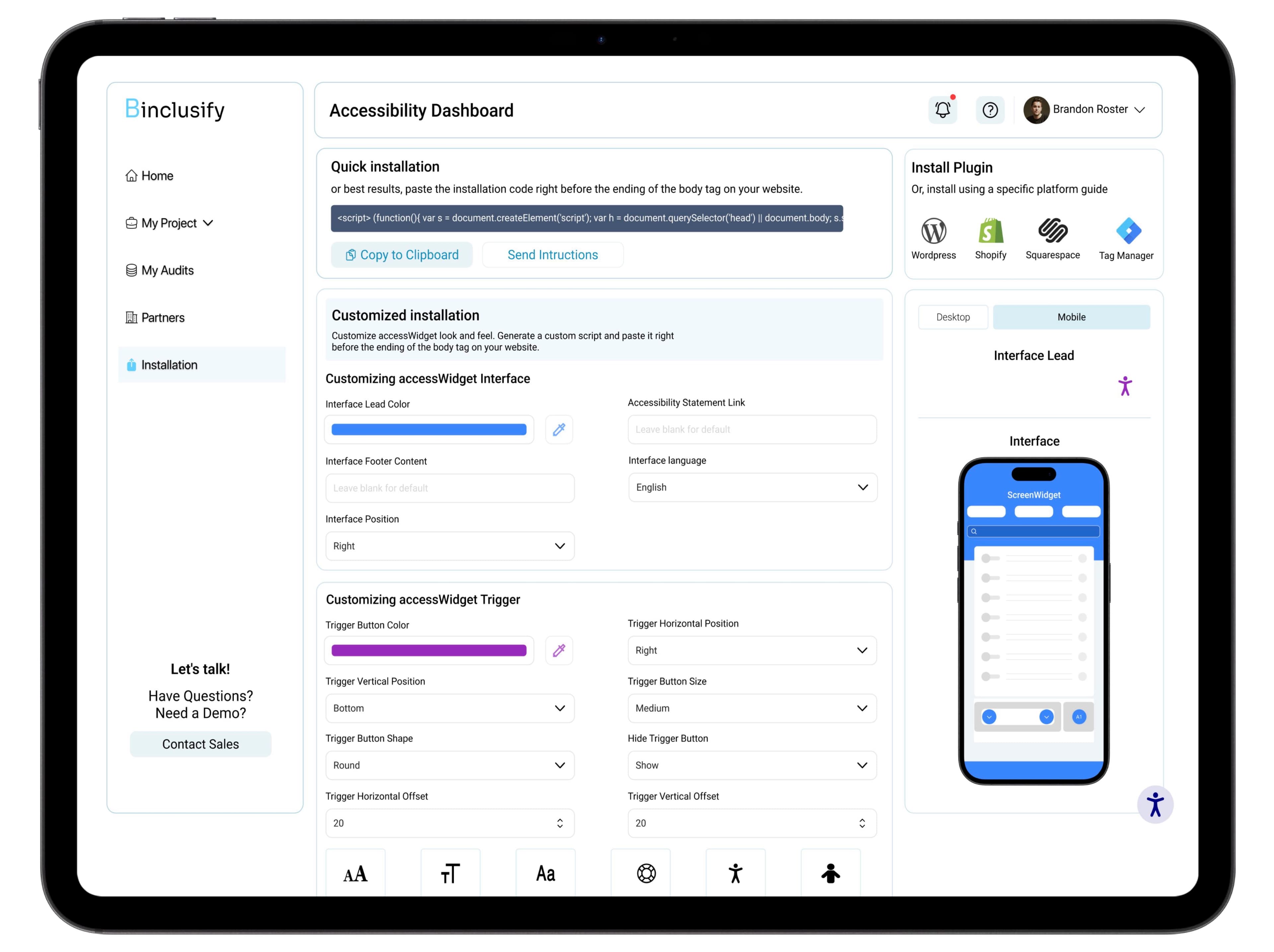 Accessibility Dashboard Design - Image 1
