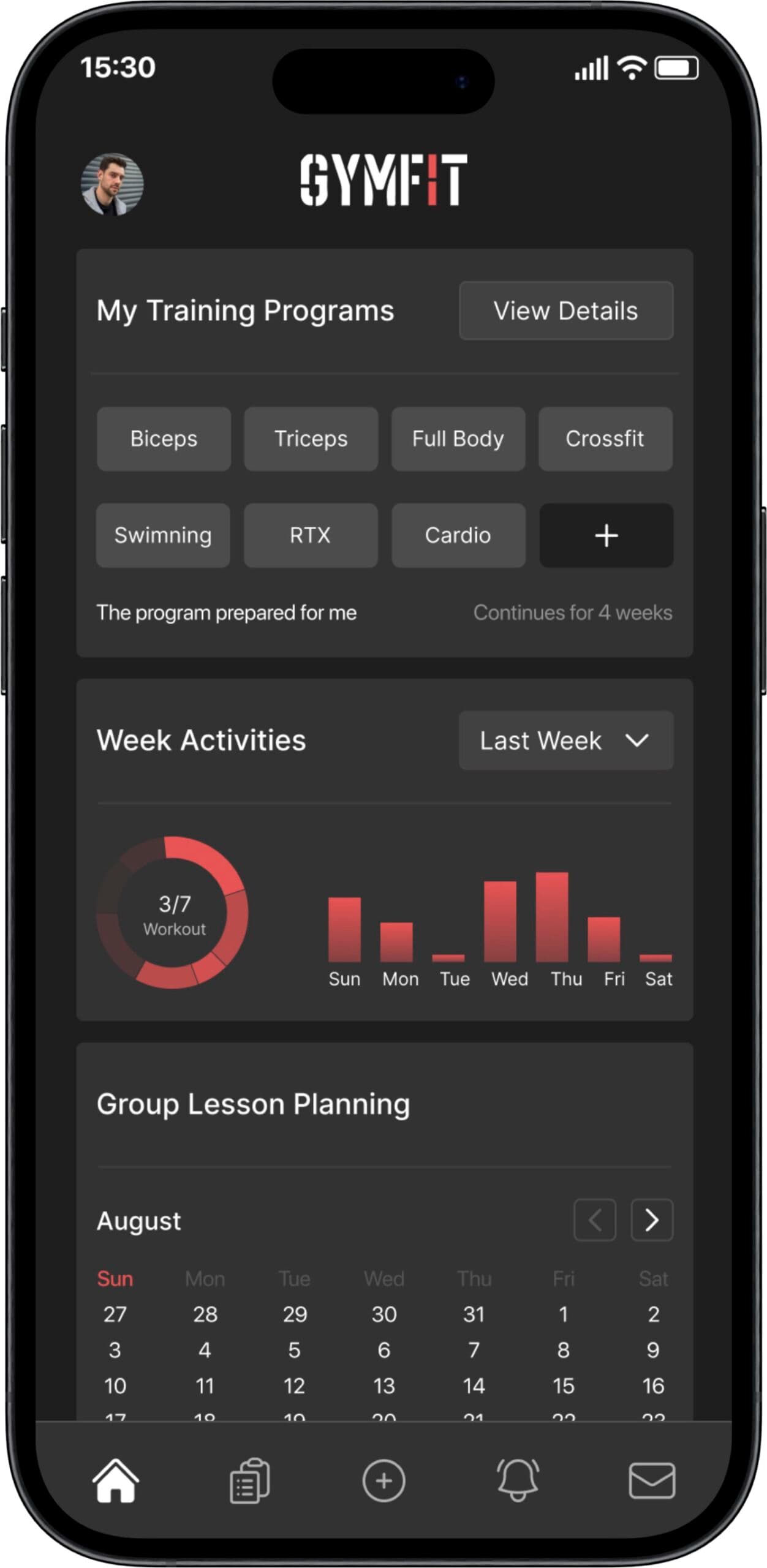 GYMFIT App Design v2 - Image 1